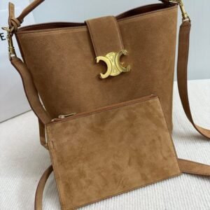 CELINE MEDIUM LOUISE BAG in SUEDE CALFSKIN - Image 7